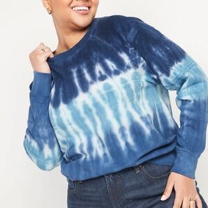 Old Navy Blue Tie Dye Crewneck